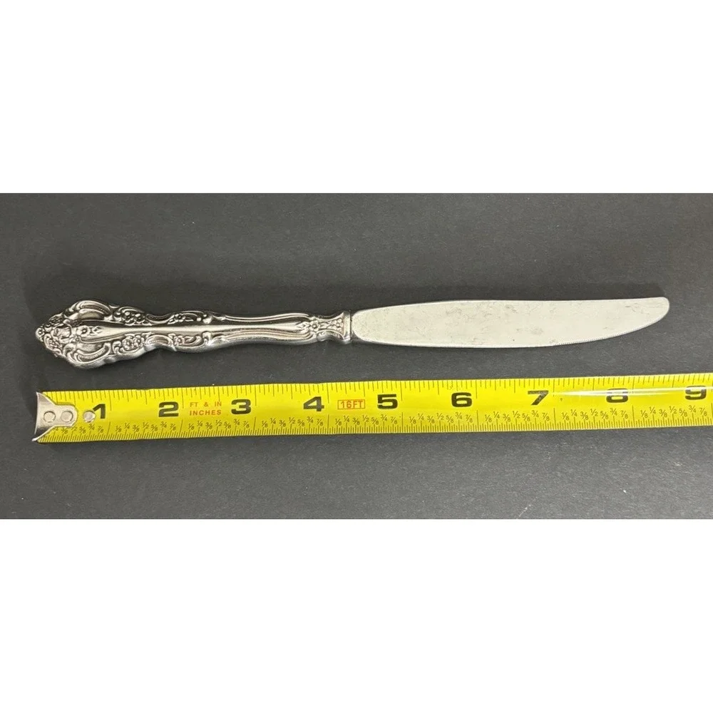 4 Oneida Michelangelo Hollow Dinner Knives Stainless Flatware 9